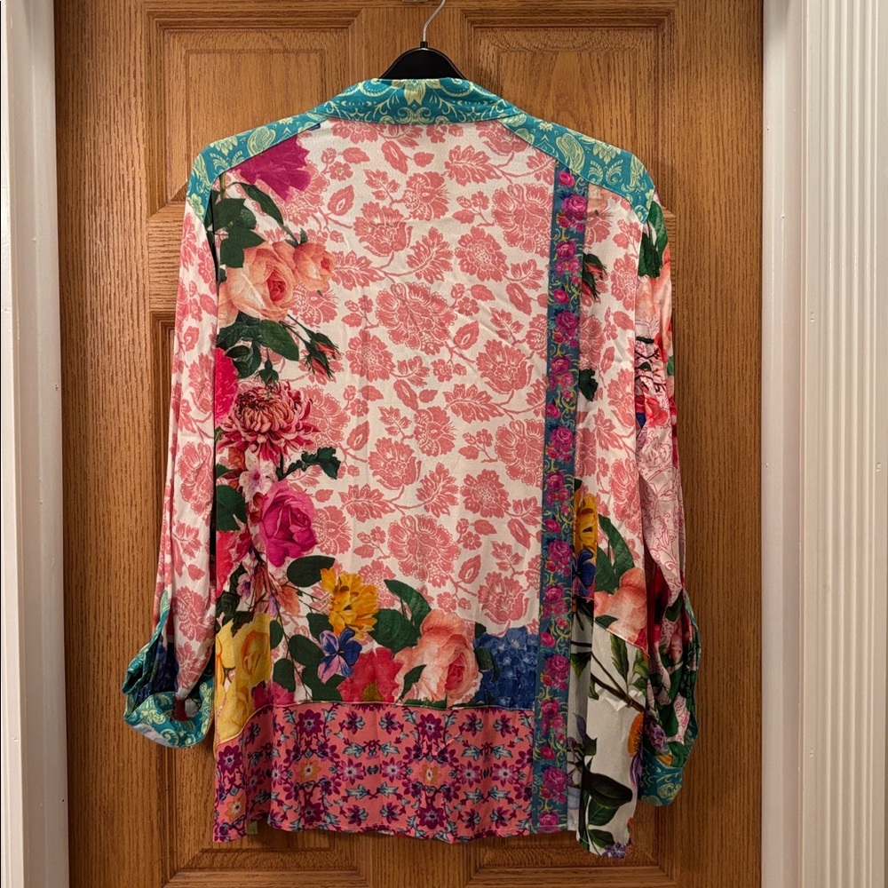 John Mark Multicolor Floral Button-Down Shirt - Picture 2 of 8